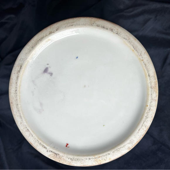 Stunning Large Antique Rose Famille Canton Porcelain Ginger Jar, Hand Painted - Picture 9 of 10